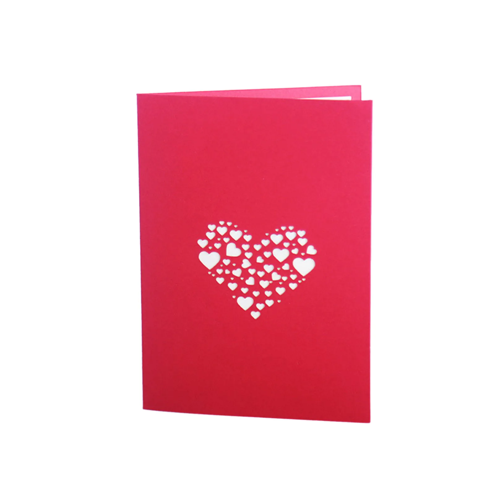 

3D Greeting Card Cupid Heart Romantic Love Blessing Greeting Card Handmade Paper