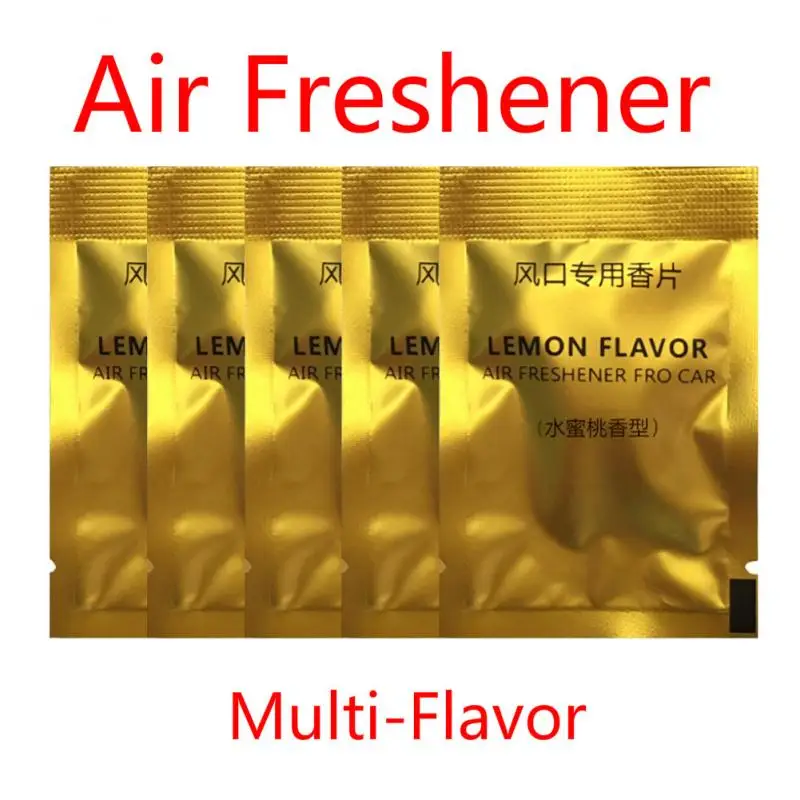 

10 Packs / 20 Pcs Car Fragrance Car Air Freshener Air Conditioning Vent Clip Vent Clip Flavor Freshener Car Accessories Interior