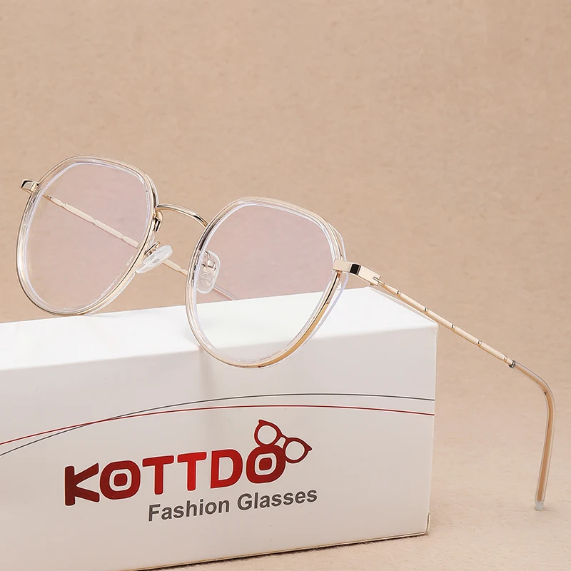 

Vintage Fashion Anti-Blue Light Woman Glasses Men Myopia Optical Eyeglasses Frame Classic Brand Transparent Spectacles Eyewear