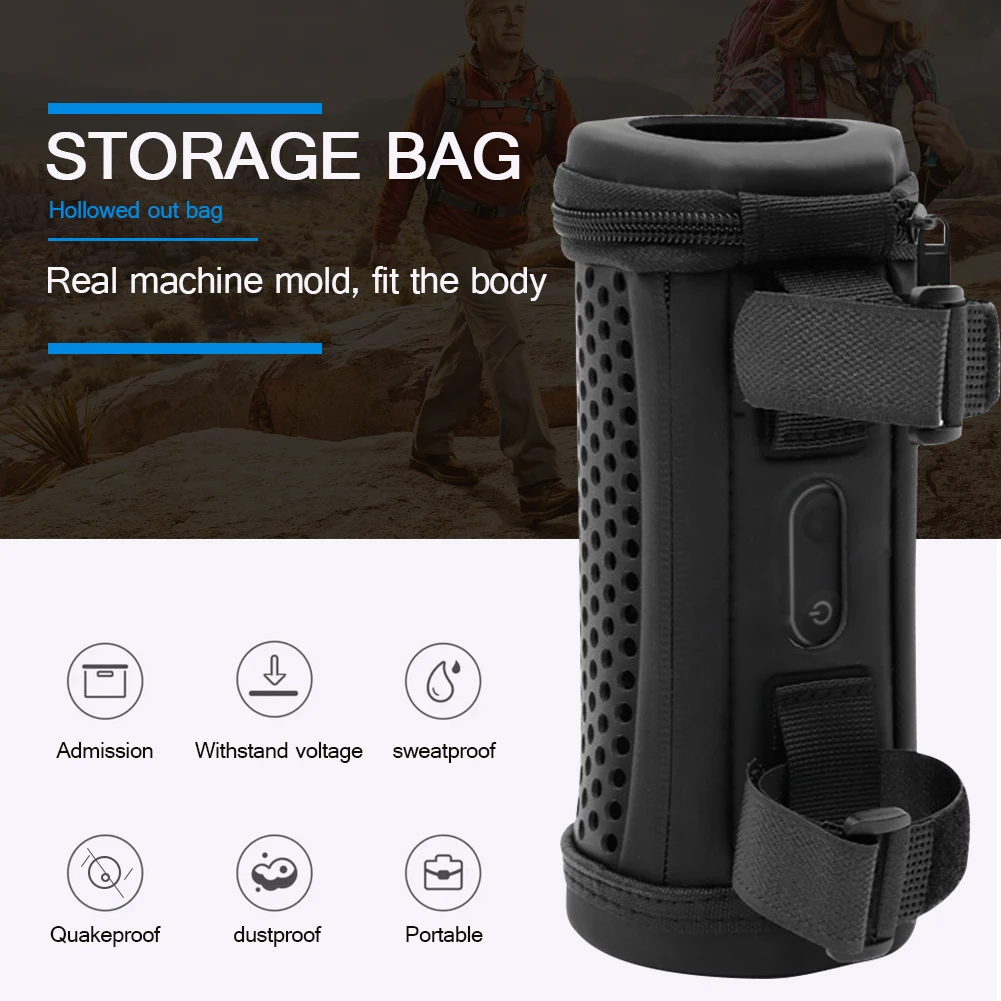 

Hollow BT Speaker Storage Bag Portable Case Electronic Equipment Accessory Hard Shell Protective Carrying Case for JBL Flip 5