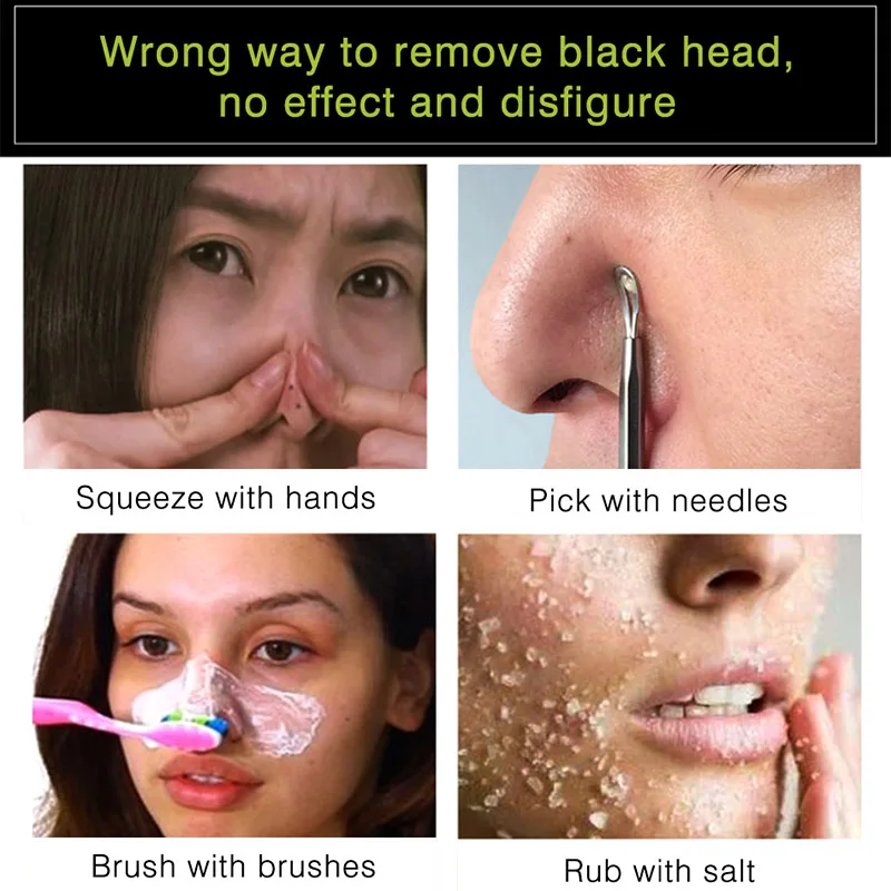 Мужская и женская маска для удаления черных точек бамбуковый уголь