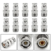 artudatech 10pcs adapter so239 uhf jack female to bnc male plug rf connector straight fm accessories parts