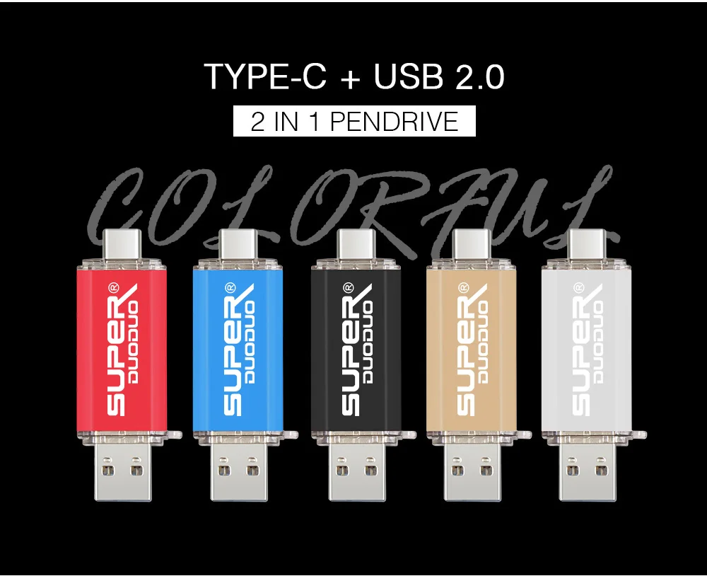 Цветной USB 2,0 type-C металлический usb флеш-накопитель 16 ГБ 32 ГБ 64 ГБ 128 ГБ ключ usb флешка флеш-накопитель USB 2,0 для телефона type C