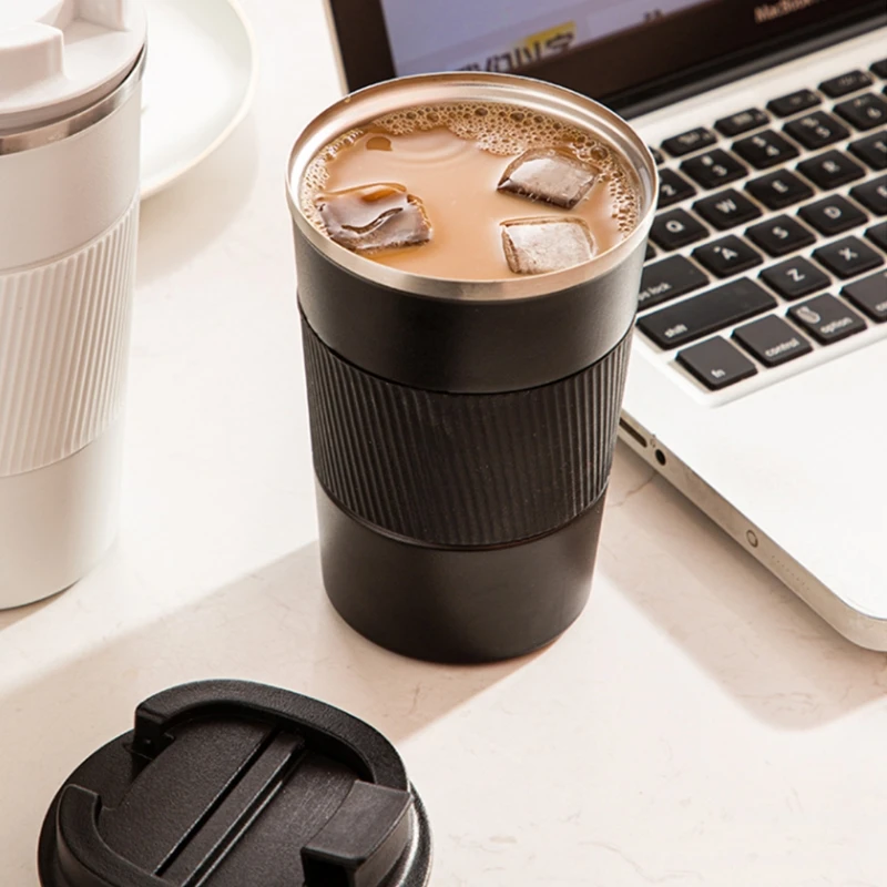 Кофейная чашка из нержавеющей стали изоляционная Автомобильная для воды