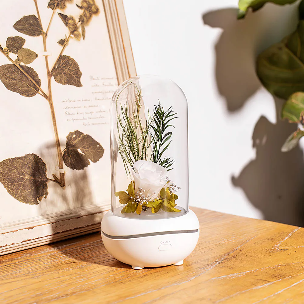 

Aromatherapy Diffuser Essential Oil Eternal Rose Flower 7 Color LED Night light Ultrasonic Aroma Air Humidifiers diffuser