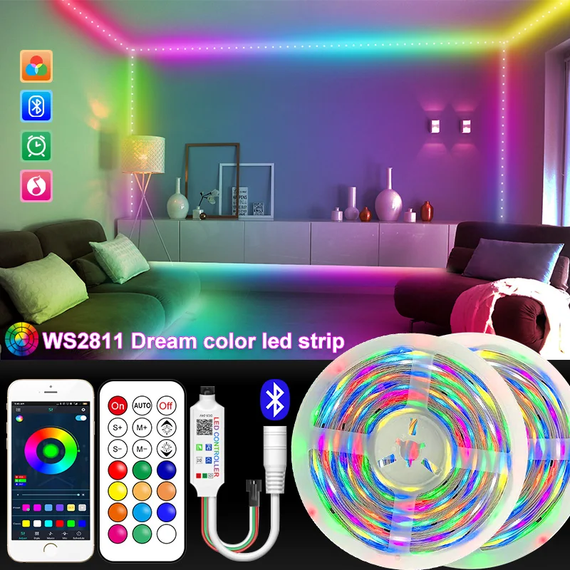 Светодиодная лента WS2811 Dream Color 5050 5 20 м|Светодиодные ленты| |