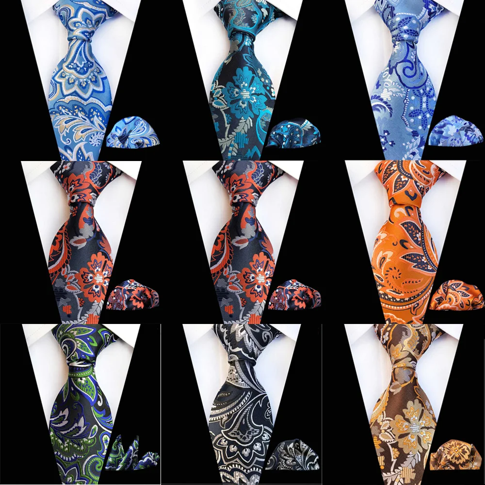 Мужской цветочный жаккардовый платок широкий галстук высокого класса Карманный