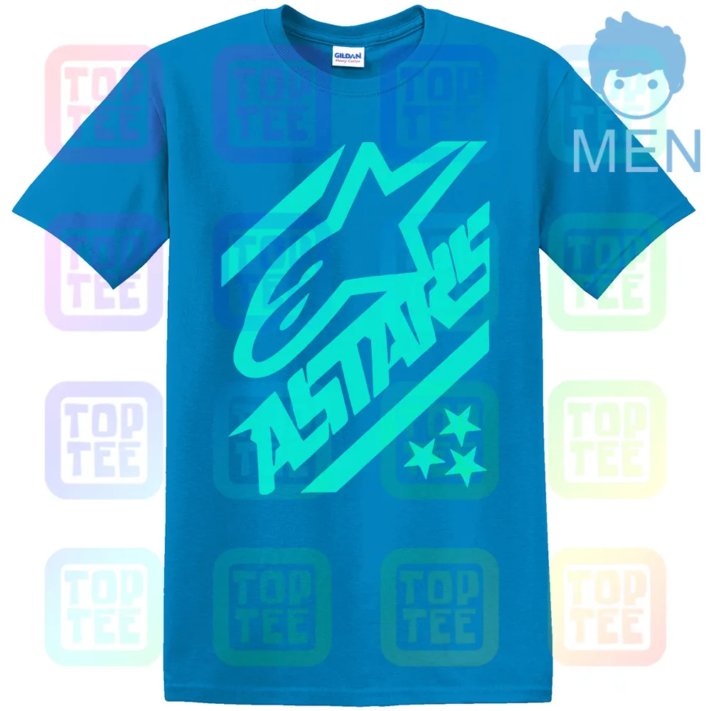 MEN-ROYAL BLUE Альпийская звезда Лифт Для мужчин футболки на заказ хлопковая футболка S-3XL - Цвет: MEN-ROYAL BLUE
