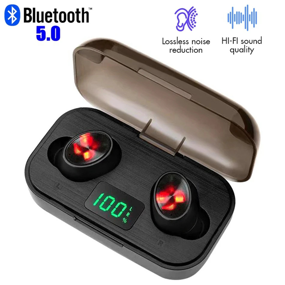 2020 Новые Bluetooth наушники 5 0 TWS мини беспроводные спортивные Blutooth музыкальные