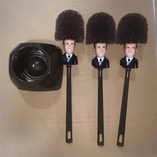 Креативный держатель для туалетной щетки Emmanuel Macron Brosse для ванной комнаты, щетка для унитаза и база, щетки для чистки туалета, пластиковый очиститель Креативный держатель для туалетной щетки Emmanuel Macron Brosse для ванной комнаты, щетка для унитаза и база, щетки для чистки туалета, пластиковый очиститель