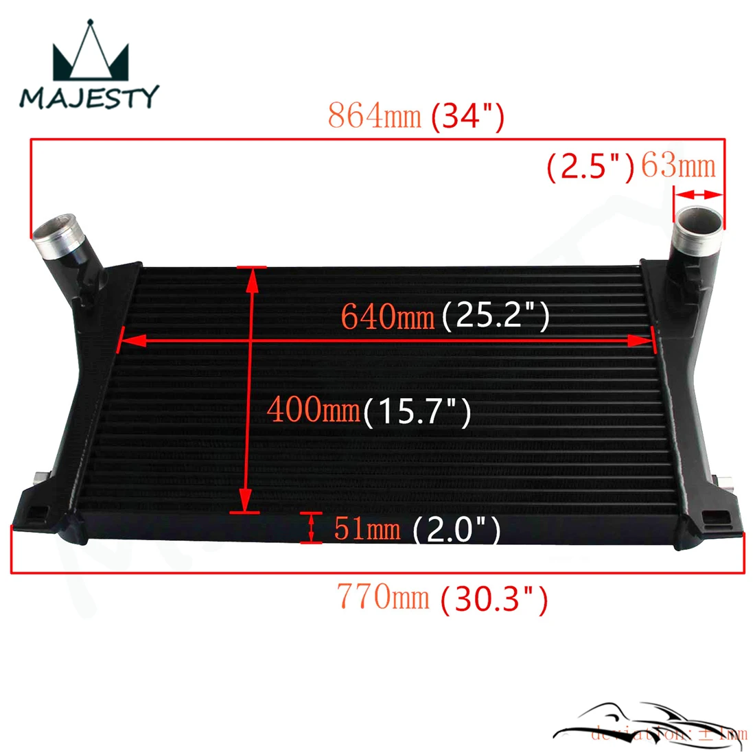 Обновленная трубка и ребристый интеркулер подходит для A3/S3 / VW Golf GT I R MK7 EA888 1 8 T 2 0