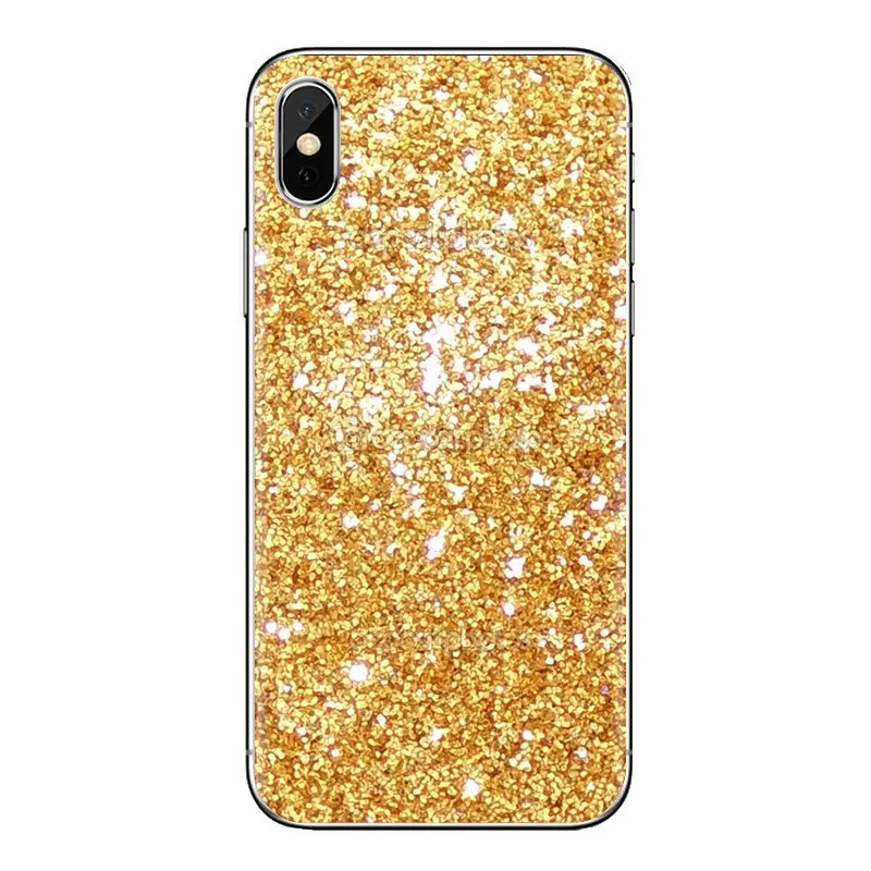 Rose gold glitter sparkles Pastel TPU Case For Samsung Galaxy S2 S3 S4 S5 MINI S6 S7 edge S8 S9 Plus Note 2 3 4 5 8 Coque Fundas |