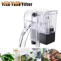 mini aquarium filter water pumps external hang up filter oxygen submersible water purifier for aquarium fish tank filter