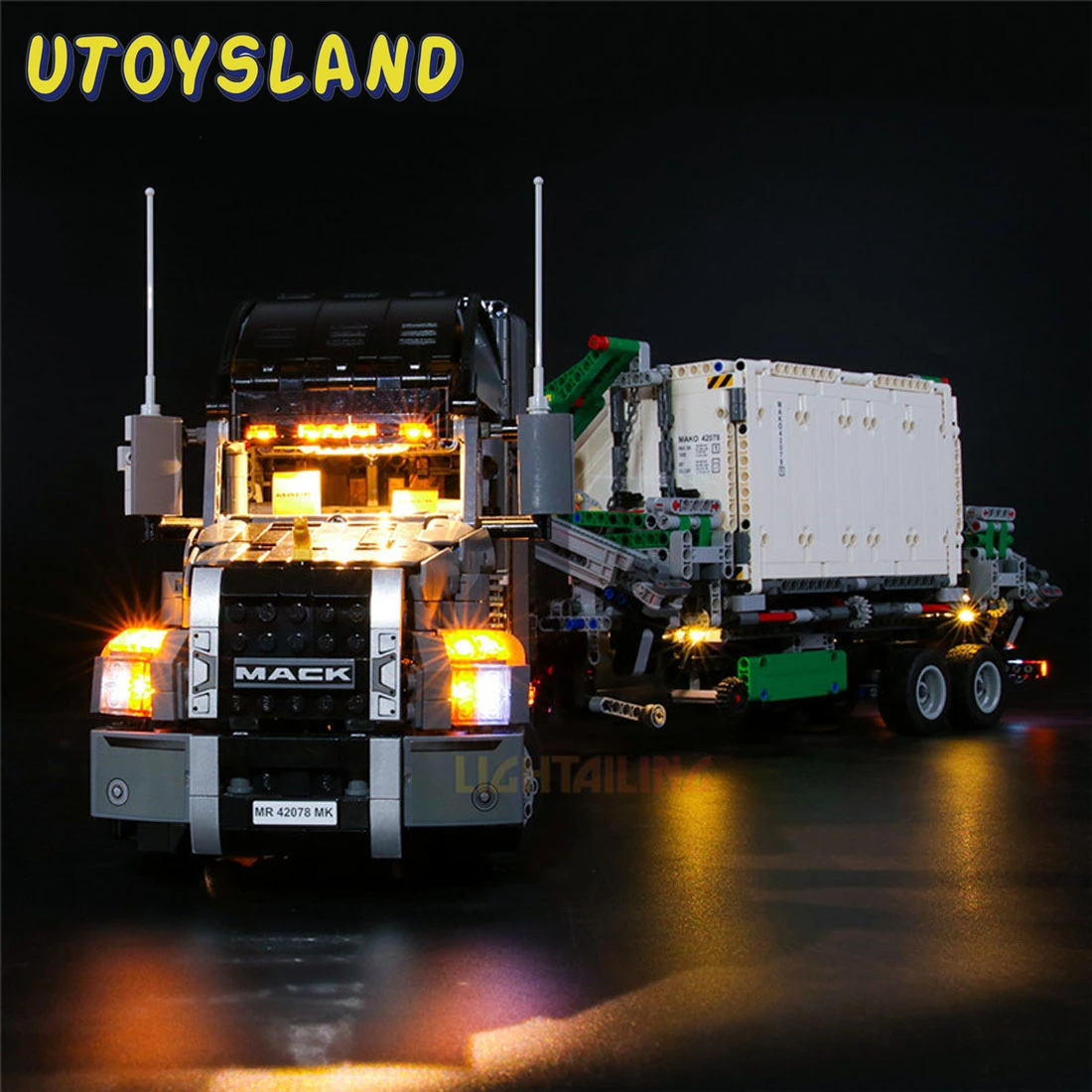 Набор со светодиодной подсветкой питанием от USB для высокотехнологичного Mack annim