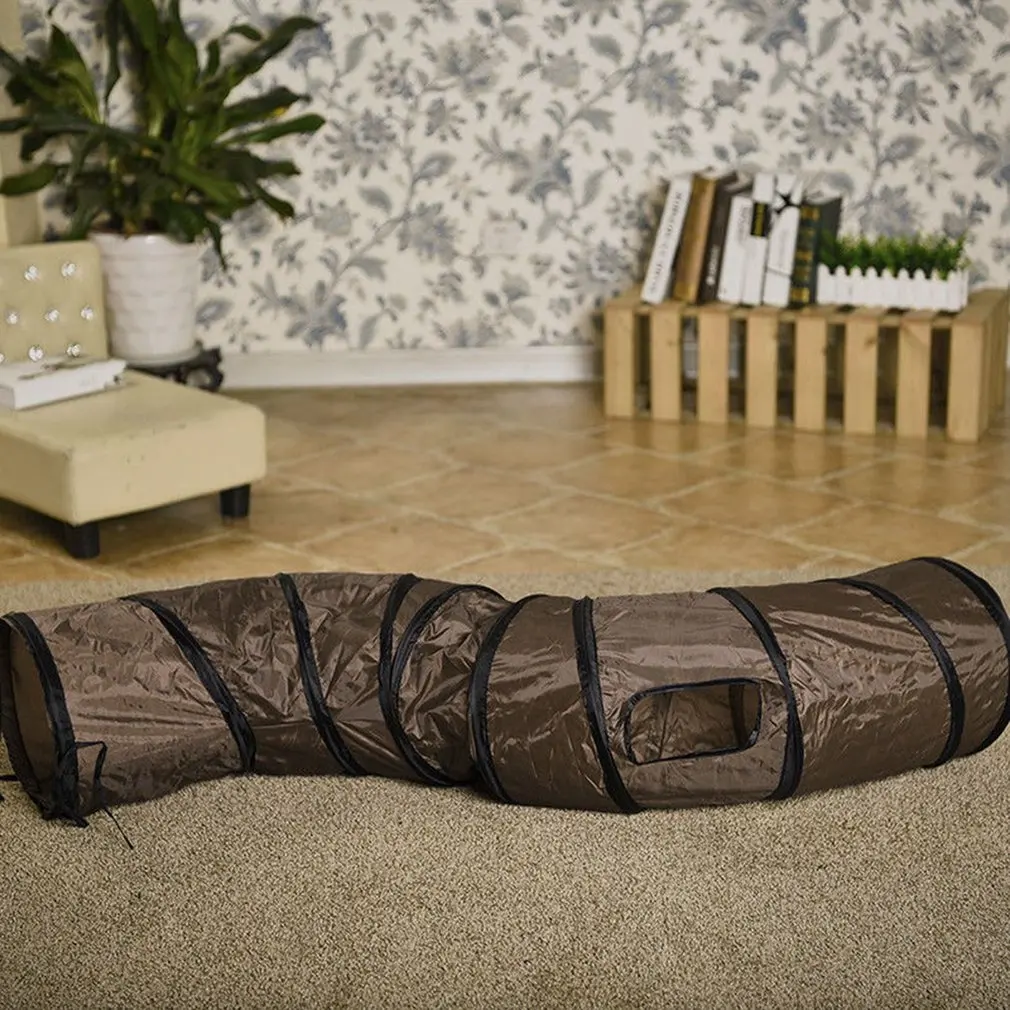 Принадлежности для домашних животных домашнее животное кошка игры туннель S