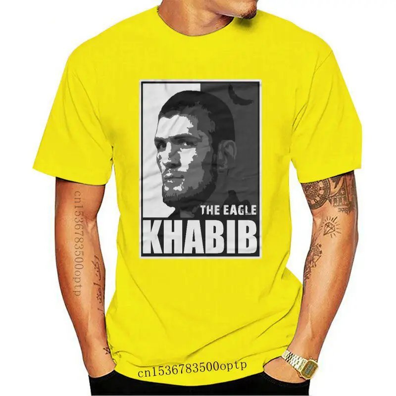 

Мужская футболка The Eagle Khabib Nurmagomedov унисекс футболка wo Мужская футболка футболки Топ
