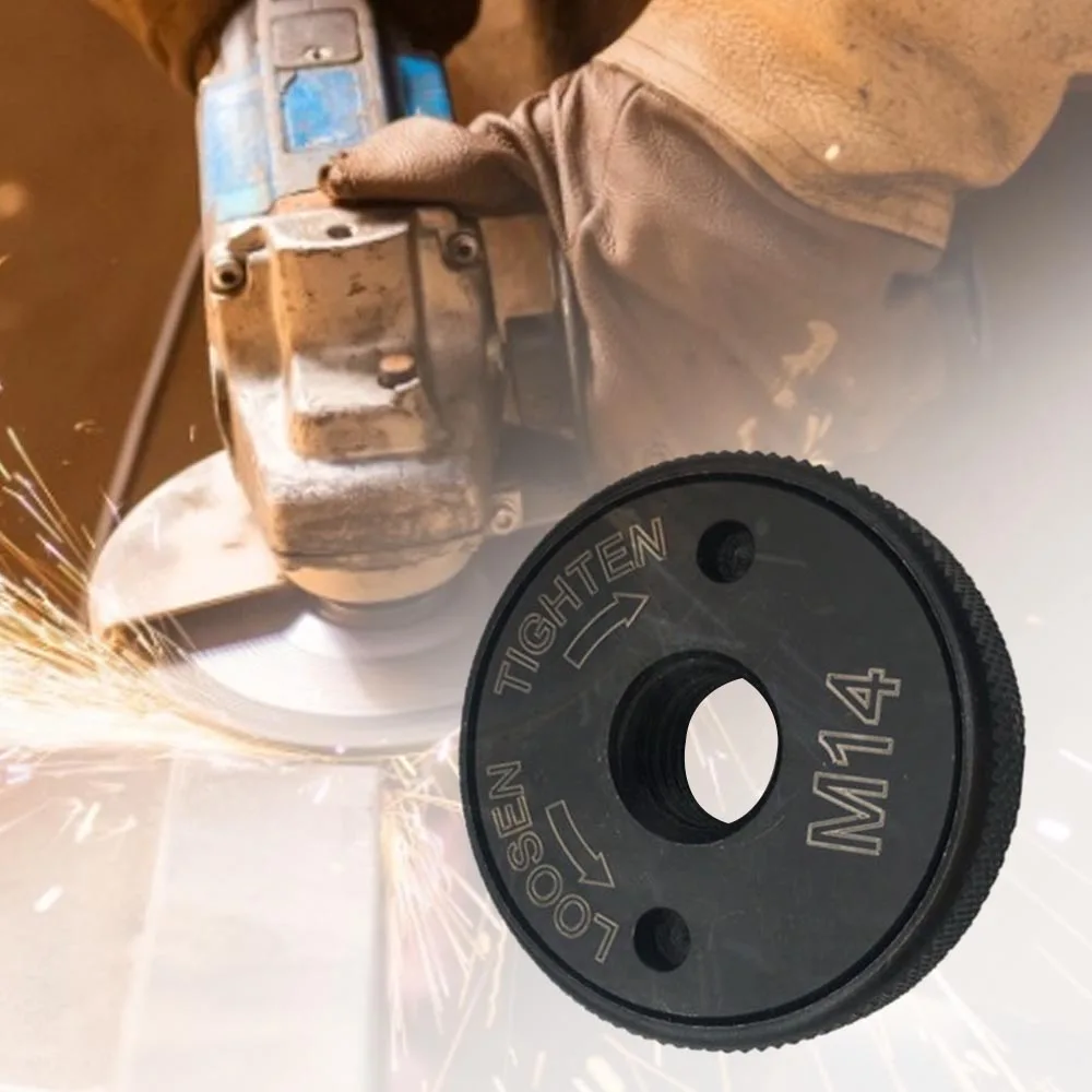 

Самоблокирующаяся угловая шлифовальная машина M14, насадка для быстрого зажима, гайки, Зажимная гайка, угловой шлифовальный диск, аксессуары