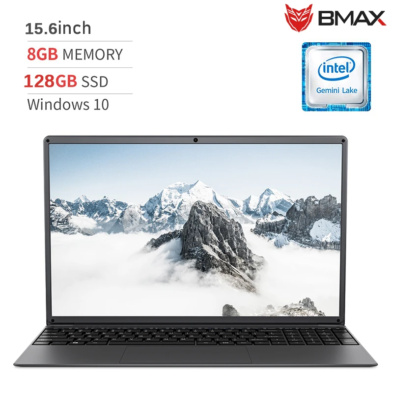 Ноутбук BMAX S15 15 6 дюйма Intel Gemini Lake N4100 UHD Graphics 600 8 Гб LPDDR4 ОЗУ 128 SSD угол обзора 178