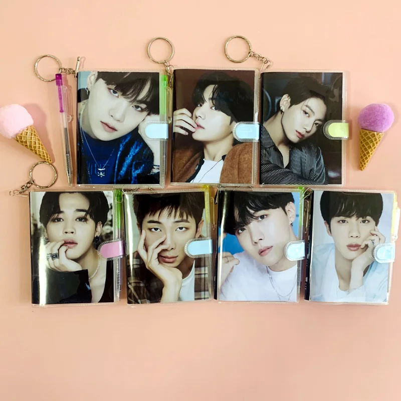 

Wholesale Kpop Bangtan Boys 2021Seasons Greeting New Album BE Journal Diary Notepad Notebook Photo Cover Pocket Portable Notepad