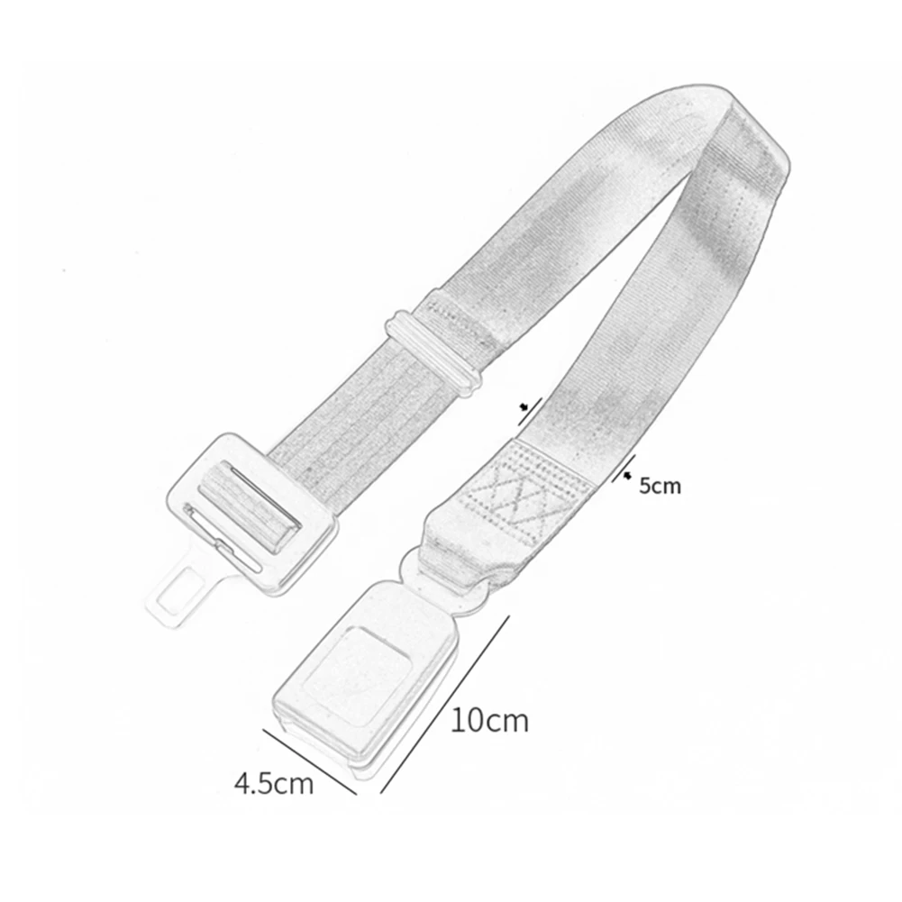 

Universal Car Seat Belt Extender Sufficient Enduring Toughness Seatbelt Extension Auto Accessories 22-35 Inch