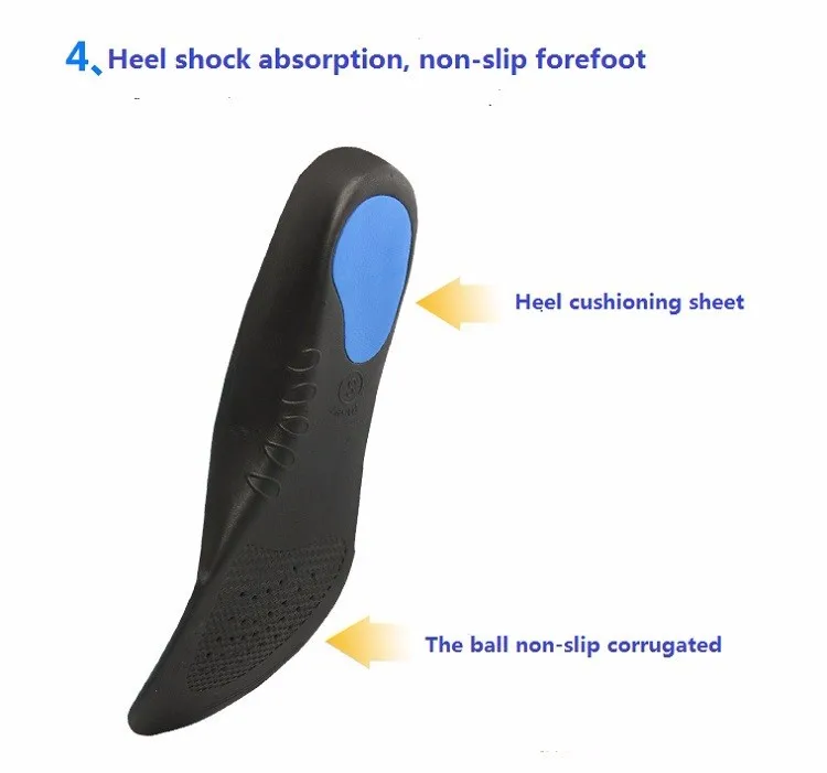 

Flat Feet Arch Support Insoles Orthopedic Height 3cm High Quality 3D Premium Comfortable Plush Cloth Orthotic Insoles Foot Pad