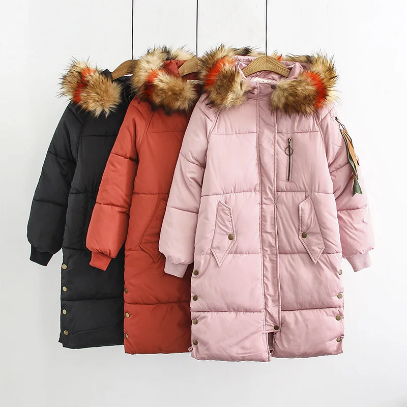 Парки с большим меховым воротником размера плюс 2019 зимняя куртка женские пальто