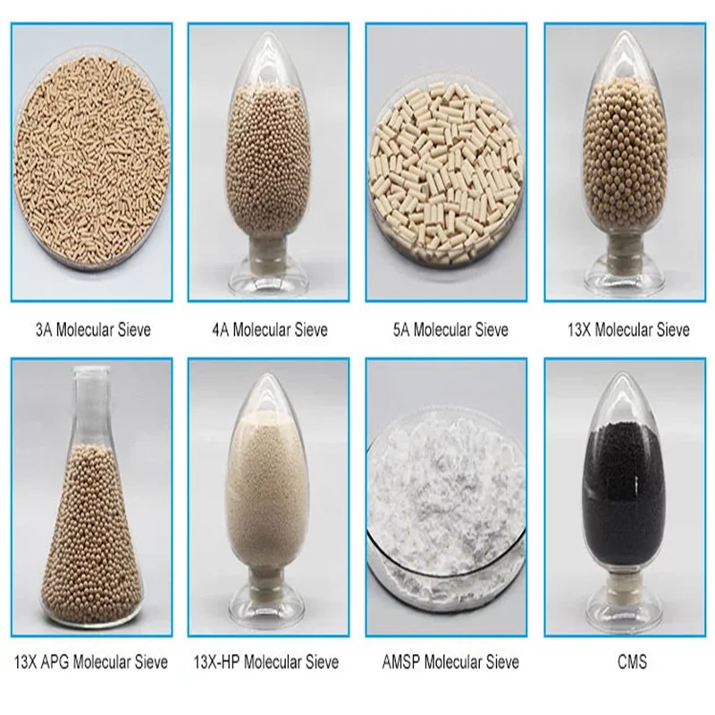 PSA кислород VPSA генератор воздушного сушки Zeolite 3A 4A 5A 13X молекулярное