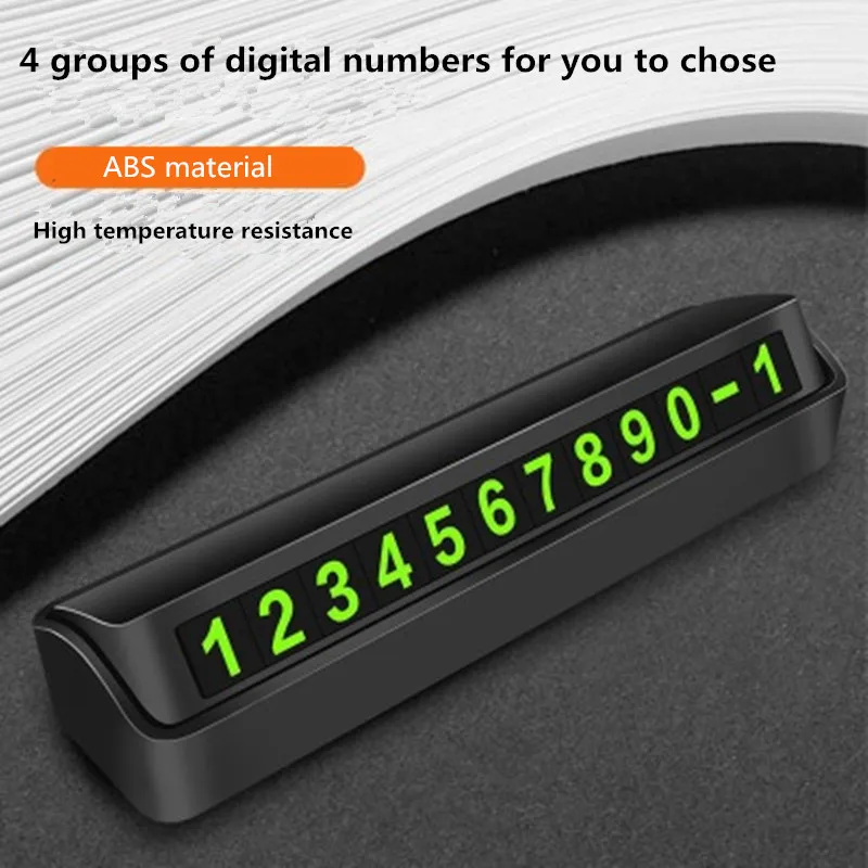 Автомобильный Стайлинг стикер с номером телефона ночная светящаяся карта