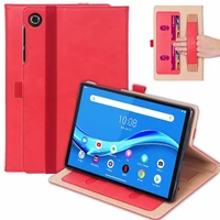 fashion pu leather tablet protective shell for lenovo tab m10 plus case 10 3 inch 2020 tb x606f tb x606x stand cover fundapen