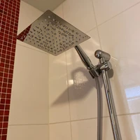 stainless steel shower head rainfall water saving bathroom shower head hand held replete for shower