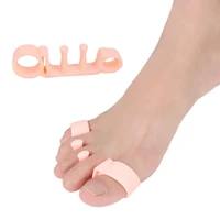 1pair 5 holes soft hallux valgus orthosis toes overlap repair corrector foot care toe foot pain relief hallux pedicure foot care