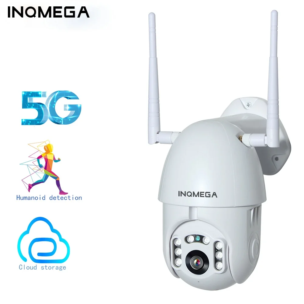 INQMEAG 5G HD 4MP Открытый PTZ Облако IP Камера Беспроводной безопасности