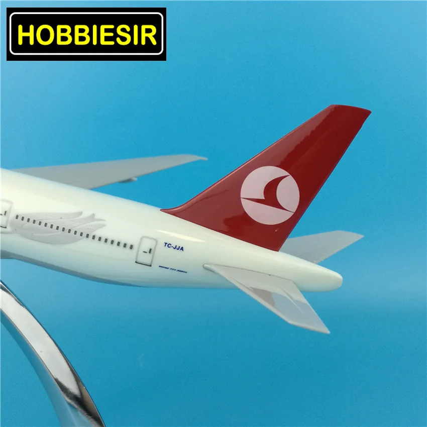 1:200 масштаб Boeing B777 32 см Турецкая авиасимулятор модель Турецкая Авиакомпания сплав самолет игрушка W база пластиковая плоскостная