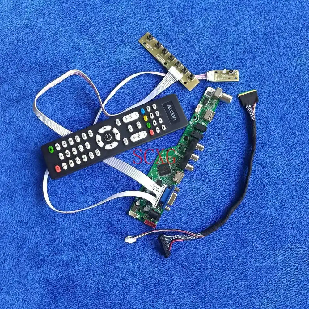 

LVDS 40 Pin Для LTN121AT06/LTN121AT11 матричная плата контроллера комплект «сделай сам» светодиодный/ЖК Аналоговый сигнал HDMI-совместимый VGA USB AV 1280*800