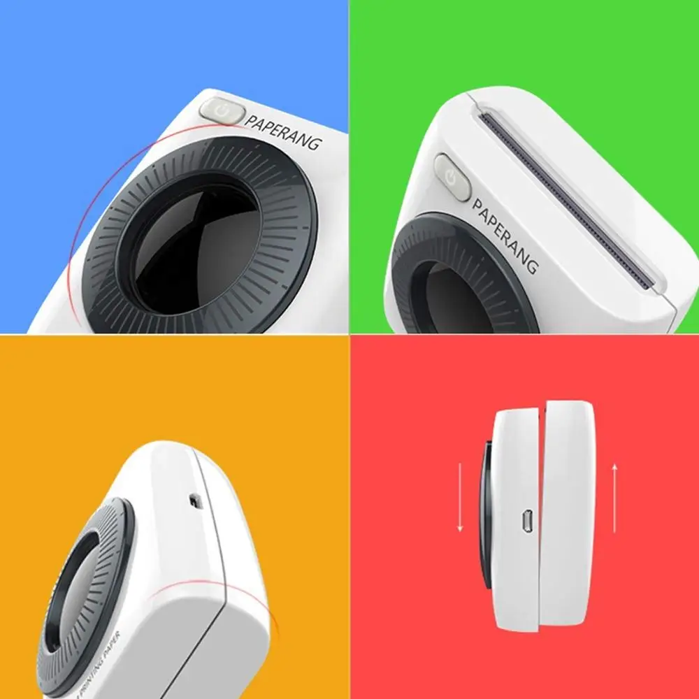 

PAPERANG P2 Pocket Mini Portable Bluetooth Printer Phone Photo Wireless HD Thermal Label Printer For Mobile Phone Android iOS