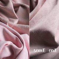 suede fabric pink faux suede fleece diy sofa pillow decor handcraft autumn winter coat clothes dress designer fabric 0 4mm