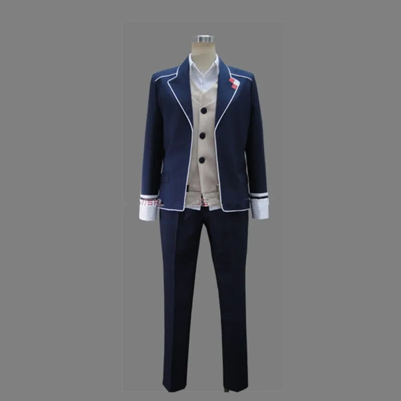 Костюм Аниме для влюбленных дьявольского аниме Сакамаки Шу школьная форма
