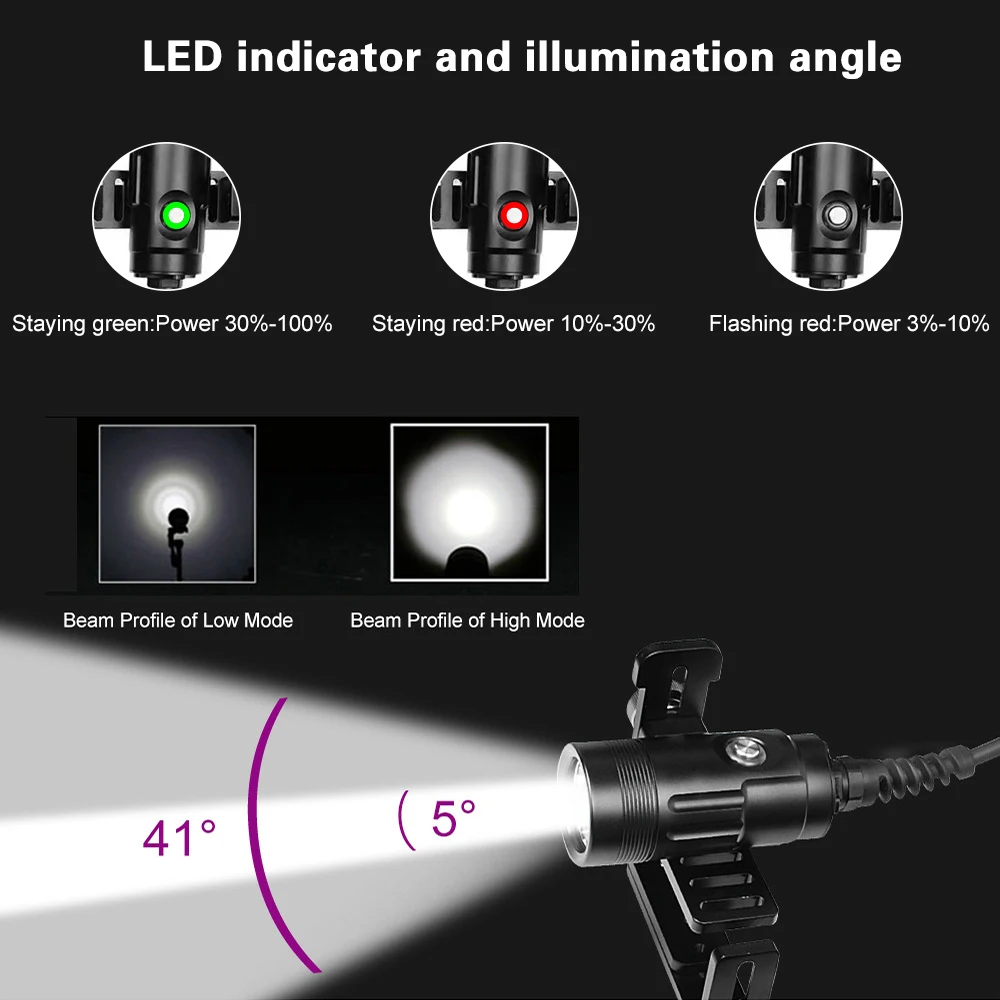 Asafee подводный светодиодный светильник для дайвинга 1500LM CREE XHP35 подводный 150 м профессиональный дайвинг вспышка светильник светодиодный светильник комплект