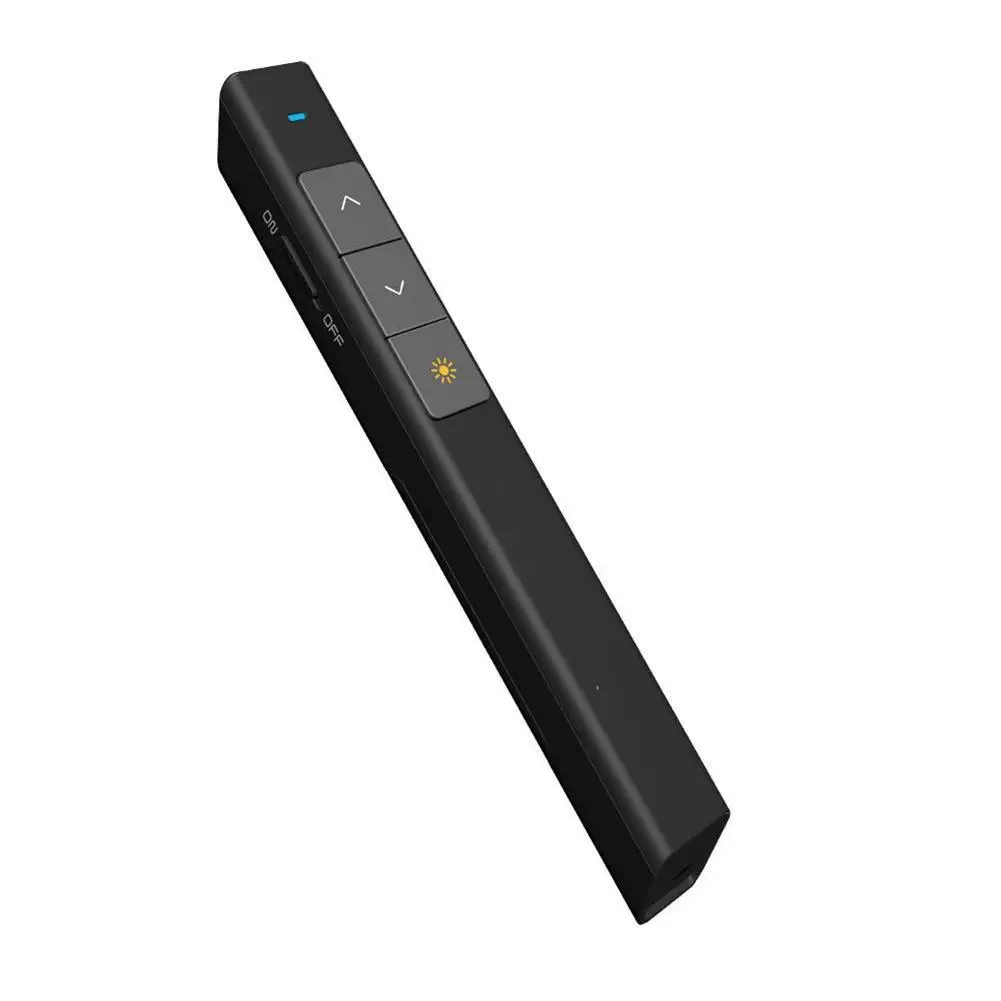 Новинка 2,4 ГГц Беспроводная ручка презентера USB пульт дистанционного управления Powerpoint презентация кликер PPT указка лазерная ручка