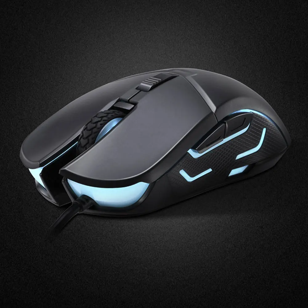 Hp G260 RGB светодиодный светильник Проводная игровая мышь профессиональная эргономичная Макросъемка 5500 dpi Мышь для ПК компьютера ноутбука Бесшумная мышь