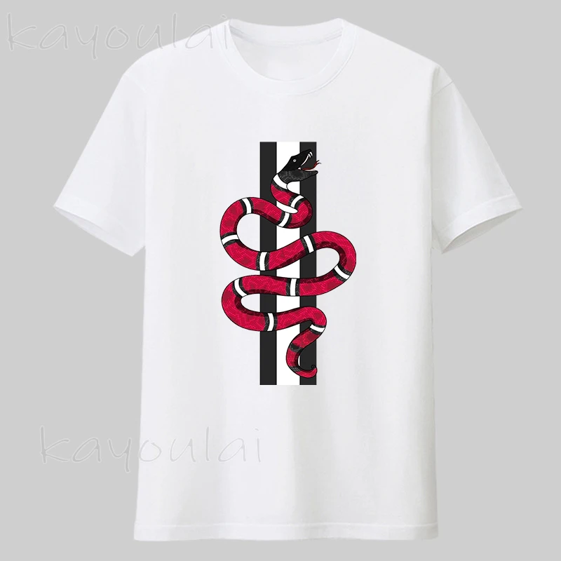 

New Fashion Air J 6 Retro Carmine Sneaker Men Shirts Sneaker Matching Harajuku Snake T-shirt Holiday Special Sneakerhead Gifts