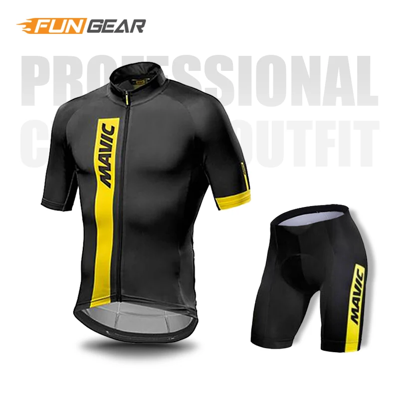 Normal Cycling Set Ropa Ciclismo Mavicing велосипедная форма, комплект одежды для велоспорта, Мужская Джерси с коротким рукавом, одежда для шоссейного велосипеда, одежда для гонок, быстросохнущая - Цвет: Normal Cycling Set