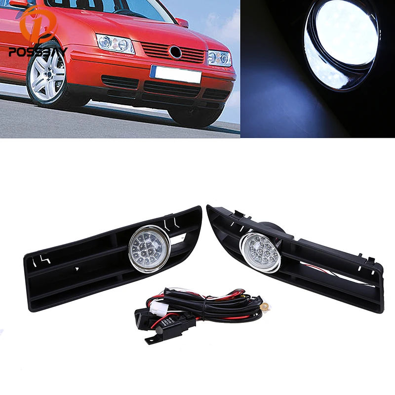 POSSBAY Противотуманные фары дневные галогенные/светодиодный противотуманных фар