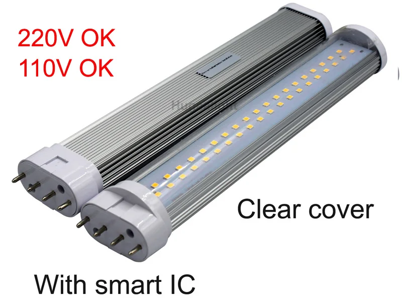 2g11 светодиодный ламповый светильник 4 штифта led 2g11 pl лампа 12 Вт 15 Вт 18 Вт 22 Вт Epistar рассеянный CoverAC96-265V холодный белый натуральный белый теплый белый