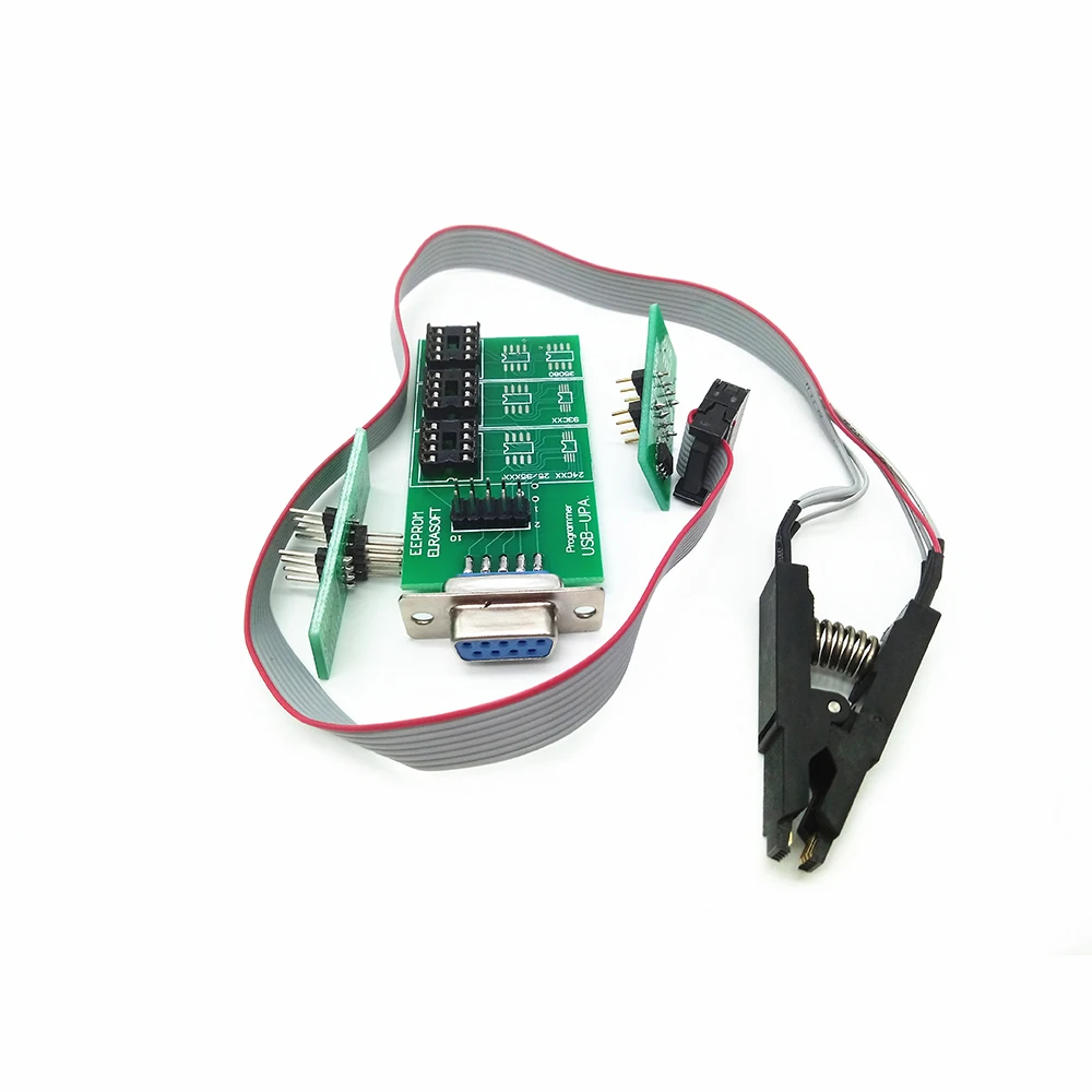 USB программатор UPA V1.3 плата Eeprom диагностический инструмент ECU с чипом Soic 8con зажим