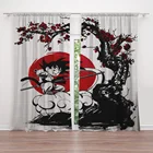 Дракон-шарики для занавесок для гостиной, 3D печать, для спальни, детской, украшение для дома, 2 панелинабор, Прямая поставка