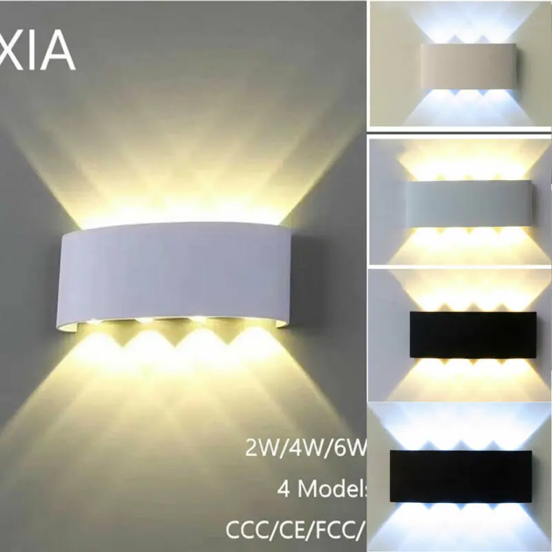 4 Вт современный IP65 бра для дома и улицы светодиодный настенные светильники лампы