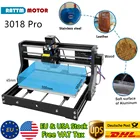 ЕССША бесплатно вит 3018 профессиональная искусственная рабочая зона станка 300x180x45 мм, 3-осевой ПХД, ПВХ, гравер для деревообработки, GRBL контроллер