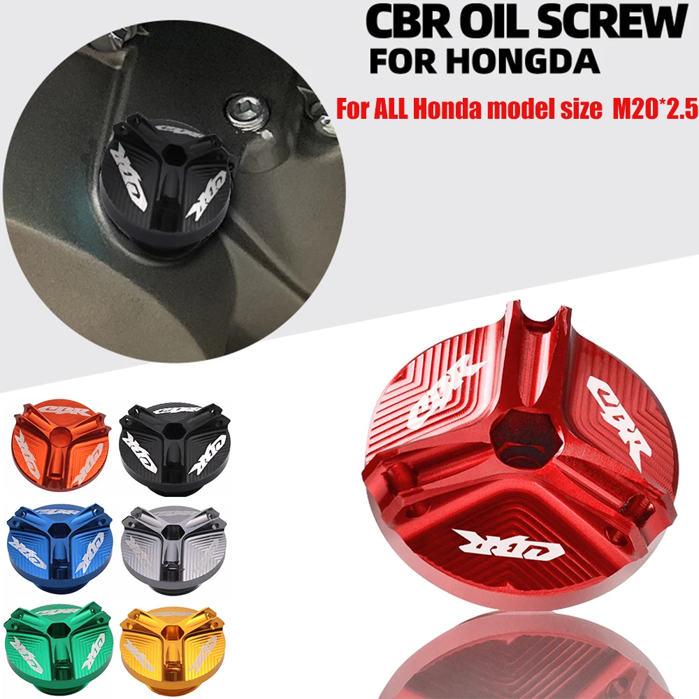 Мотоцикл M20 * 2 5 заглушка масляного масла для Honda CBR 600 RR 1000RR 600RR 2004 2005 2006 2007 2008 2003