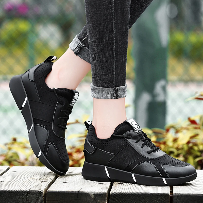 

Sneakers Women Shoes 2019 New Spring Fashion Mesh Women Casual Shoes Lace-Up Female Flats Platform Autumn Women Shoes